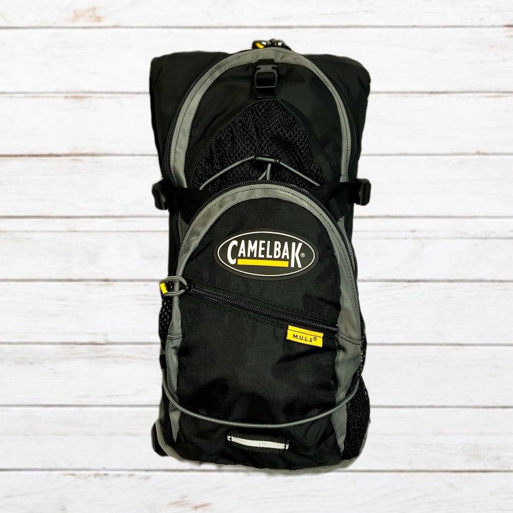Camelbak M.U.L.E Hydration Pack, Gray Black, 100 Oz, No Bladder